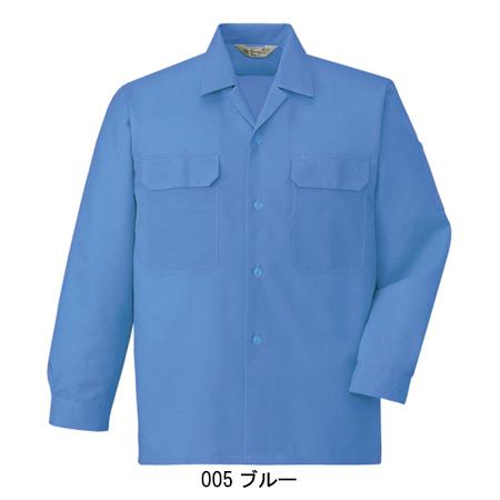 作業服 春夏用 作業着 長袖オープンシャツ 自重堂Jichodo2155 | 自重堂 | 02