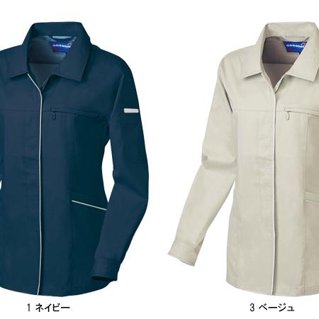 作業服 春夏用 作業着 女子長袖スモック 桑和SOWA612 | SOWA | 02