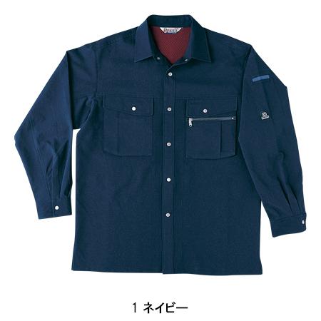 作業服 作業着 春夏 秋冬兼用 薄手のオールシーズン素材   長袖シャツ 桑和SOWA925 | SOWA | 02
