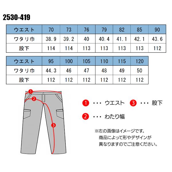 寅壱 超超超ロング八分 ニッカズボン 鳶服 2530-419 TORAICHI 作業服