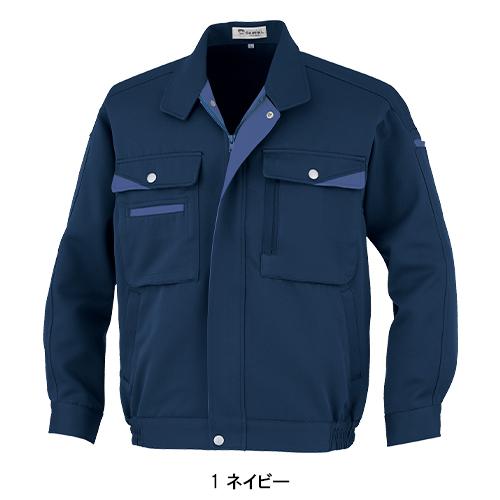 秋冬用 作業服・作業用品 長袖ブルゾン MAX500 メンズ 大川被服 DAIRIKI ダイリキ 05002 |  | 02
