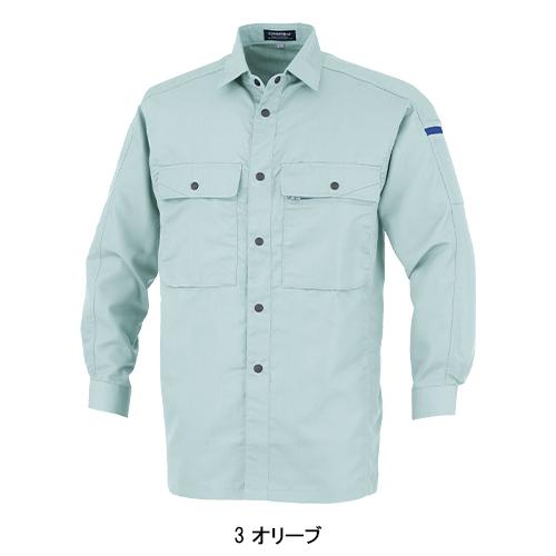 春夏用  作業服・作業用品 長袖シャツ V-MAX17004 男女兼用 大川被服 DAIRIKI ダイリキ 17004 |  | 04