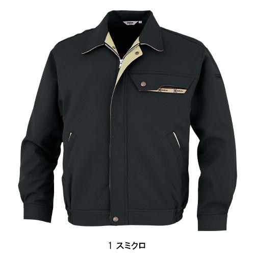 秋冬用 作業服・作業用品 長袖ブルゾン K20502 男女兼用 大川被服 KANSAI UNIFORM カンサイユニフォーム 20502 |  | 02