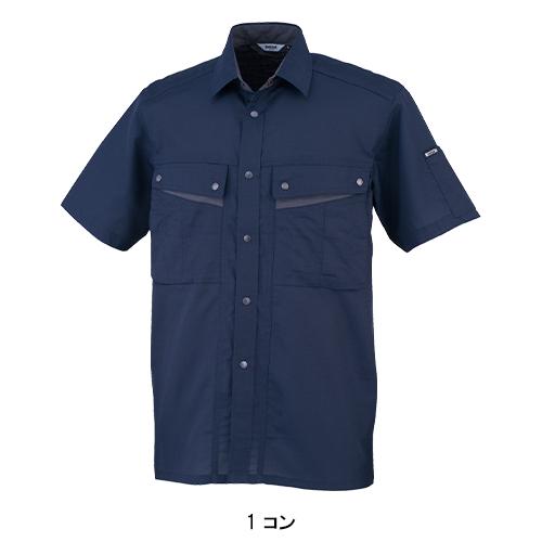 春夏用  作業服・作業用品 半袖シャツ K4002 メンズ 大川被服 KANSAI UNIFORM カンサイユニフォーム 40023 |  | 02
