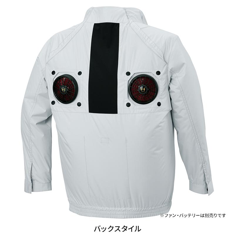【2026春夏新作】 空調風神服 ハイポジション長袖ブルゾン(単品) 作業服 春夏用 男女兼用 55503 大川被服 作業着 M-7L |  | 04