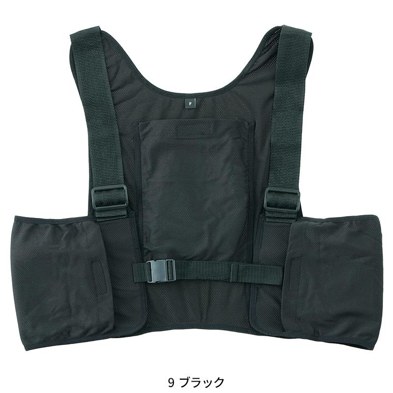 【2026春夏新作】 空調風神服 アイスベスト メッシュベスト&保冷剤セット 作業服 春夏用 男女兼用 99130 大川被服 作業着 F-F |  | 02