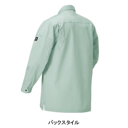 春夏用 作業服・作業用品 長袖シャツ 脇スリット  男女兼用 クロダルマKURODARUMA 25671男女兼用 | クロダルマ | 10