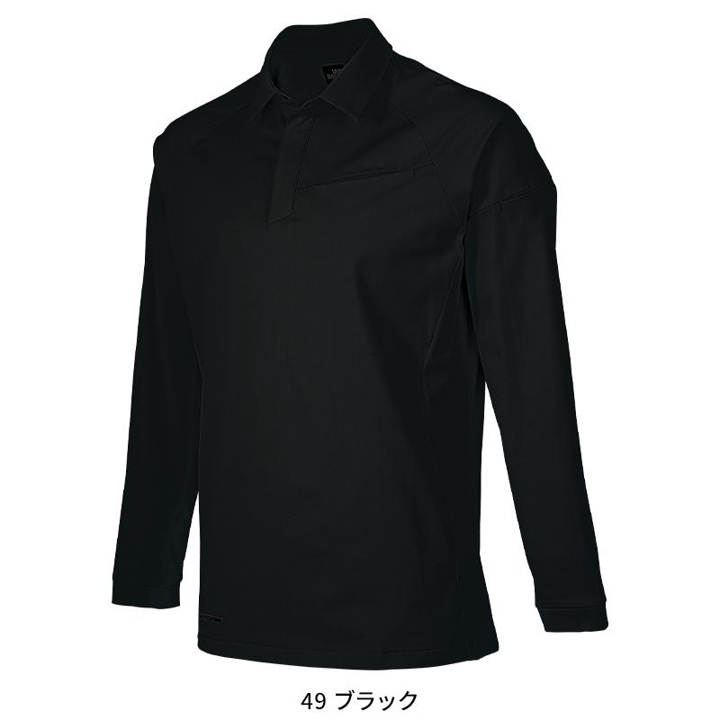 作業服 作業着 ポロシャツ 長袖 クロダルマ KURODARUMA 25906 通年 男女兼用 SS-6L【2025春夏新作】 | クロダルマ | 04