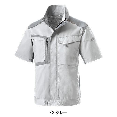 春夏用  作業服・作業用品 半袖ジャンパー 男女兼用 クロダルマ KURODARUMA 266771 | クロダルマ | 05