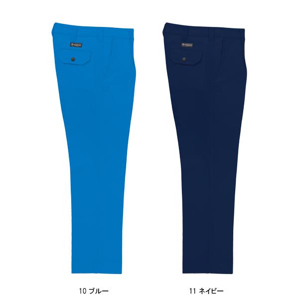 ヤマタイページ クロダルマ 作業ズボン 秋冬用 レディース ワンタック スラックス 女性