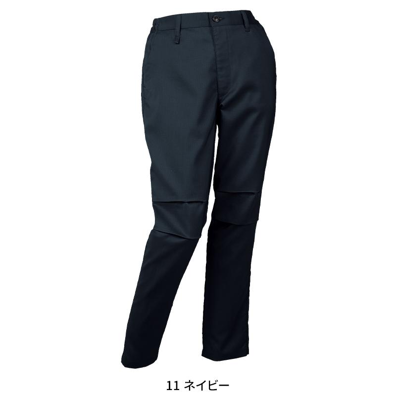 【2026春夏新作】 KURODARUMA レディーススラックス(ノータック)(脇シャーリング) 作業服 春夏用 レディース 319101 クロダルマ 作業着 SS-5L | クロダルマ | 02