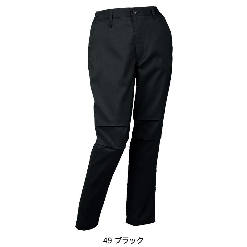 【2026春夏新作】 KURODARUMA レディーススラックス(ノータック)(脇シャーリング) 作業服 春夏用 レディース 319101 クロダルマ 作業着 SS-5L | クロダルマ | 05