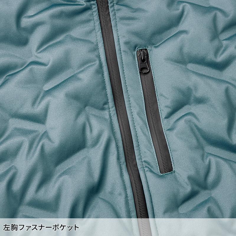 作業服 防寒着 防寒ベスト クロダルマ 54376 メンズ 撥水 防水 保温性 ストレッチ 軽量 S-5L | クロダルマ | 05