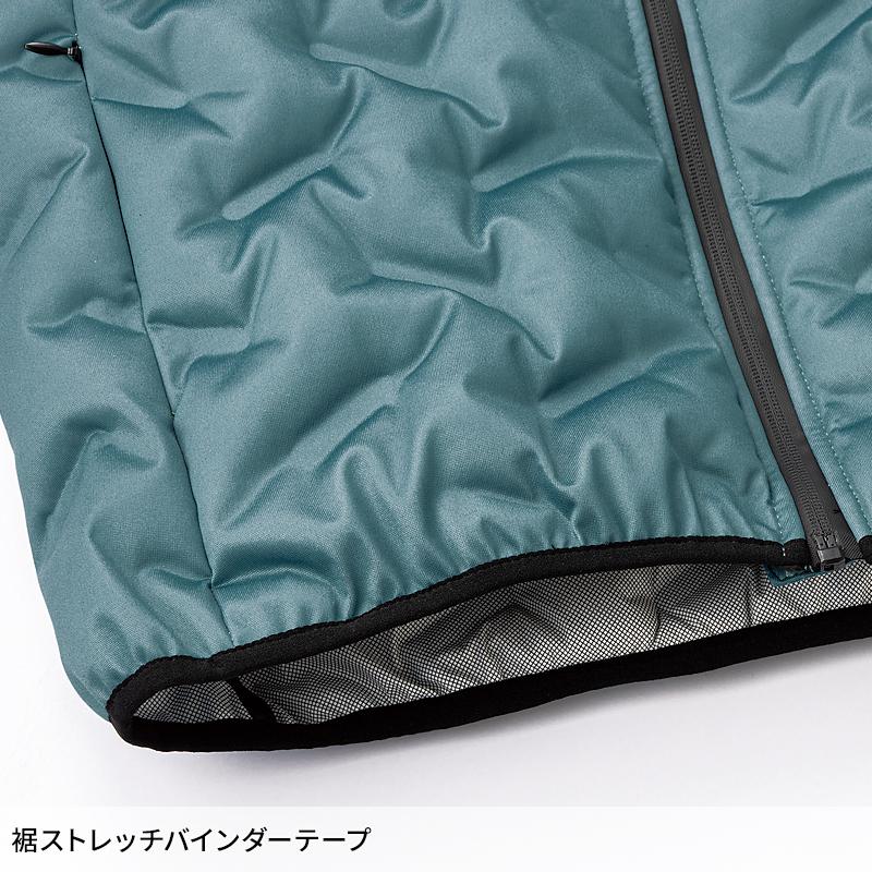 作業服 防寒着 防寒ベスト クロダルマ 54376 メンズ 撥水 防水 保温性 ストレッチ 軽量 S-5L | クロダルマ | 07