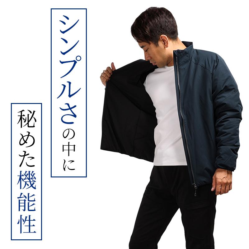 コマツ防寒着 クロダルマ 作業服 防寒着 軽防寒ジャンパー ジャケット 54386