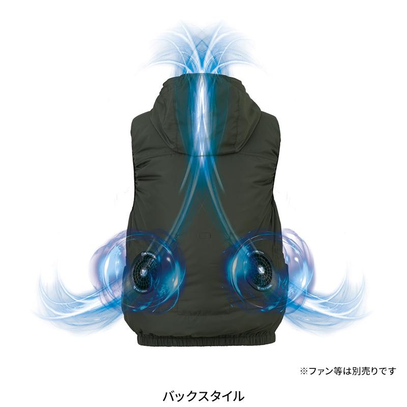 【2025春夏新作】 ディッキーズ ボルトクール ベスト(ペルチェ ネックホルダー付) 作業服 春夏用 男女兼用 D-339 コーコス信岡 作業着 XS-4XL | Dickies | 13