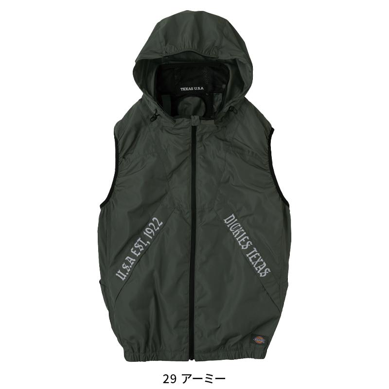 【2025春夏新作】 ディッキーズ ボルトクール ベスト(ペルチェ ネックホルダー付) 作業服 春夏用 男女兼用 D-339 コーコス信岡 作業着 XS-4XL | Dickies | 03