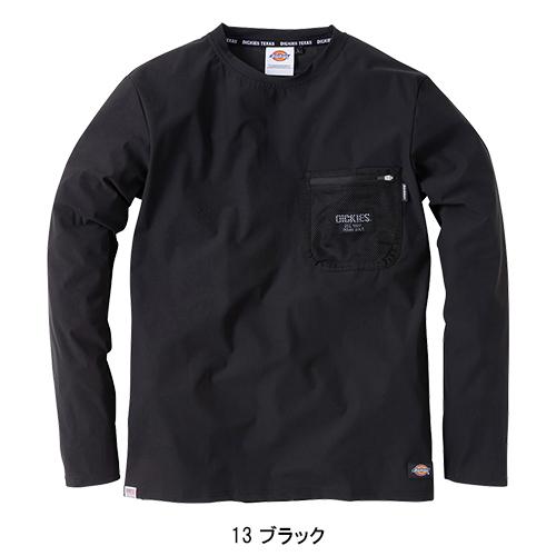 Dickies（ディッキーズ） 作業服 長袖Tシャツ 男女兼用 D-788 : 作業服