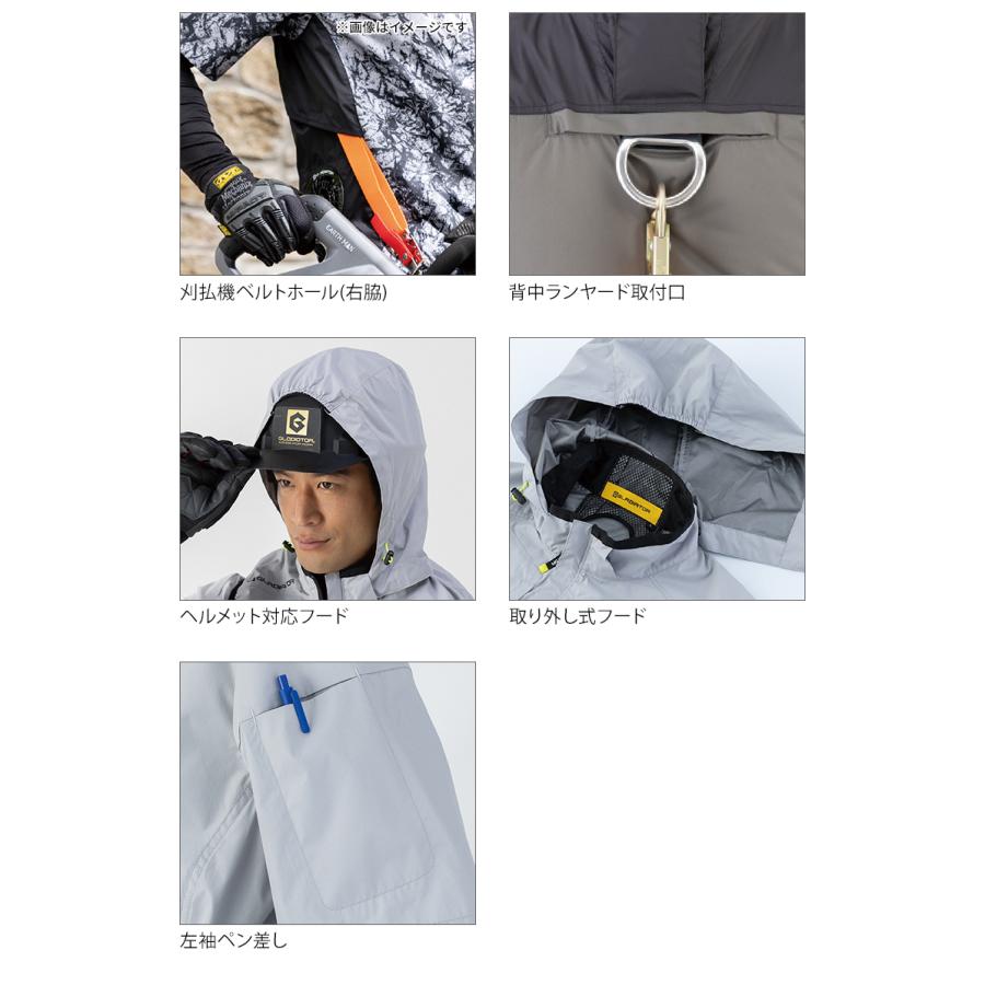 COーCOS グラディエーター 作業着 半袖ブルゾン・ファン・バッテリー
