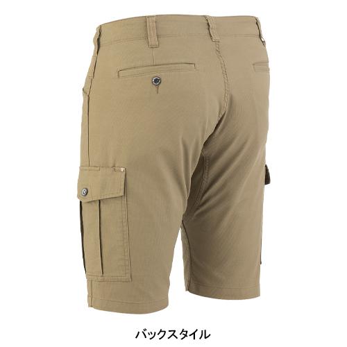 作業ズボン 作業着 作業服 ストレッチ コードピケ ショート