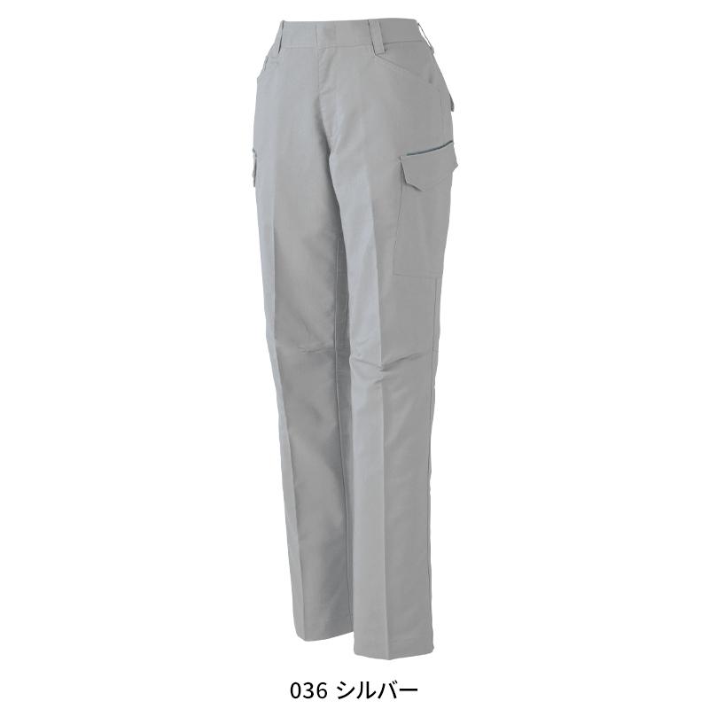 【2025春夏新作】 JICHODO エコ製品制電ストレッチレディースカーゴパンツ(裏付) 作業服 春夏用 レディース 15016 自重堂 作業着 59-101 | 自重堂 | 03