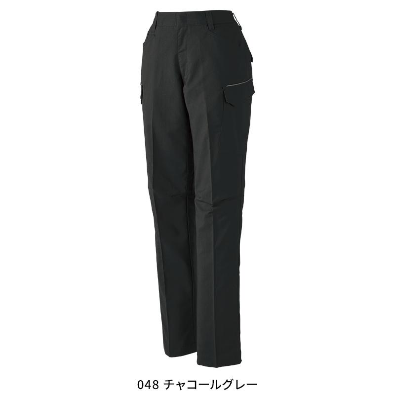 【2025春夏新作】 JICHODO エコ製品制電ストレッチレディースカーゴパンツ(裏付) 作業服 春夏用 レディース 15016 自重堂 作業着 59-101 | 自重堂 | 04