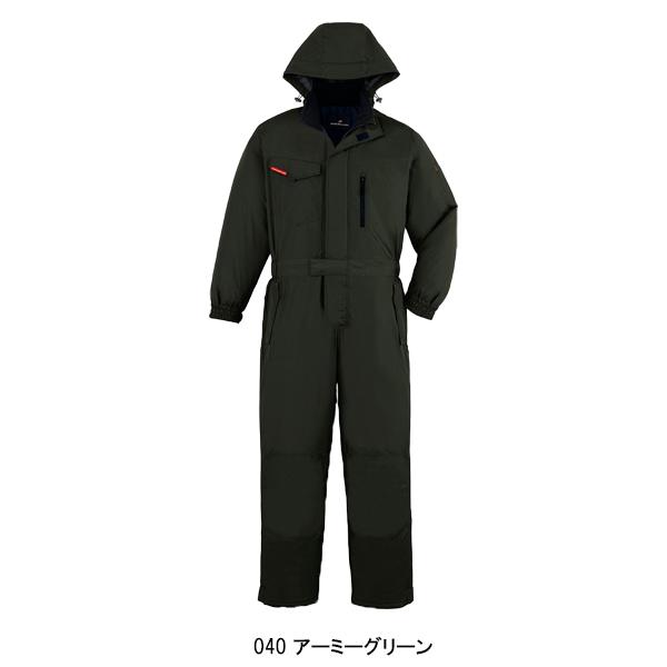 自重堂 作業服 防寒着 防寒ツナギ服 48500 防風 撥水 消臭 フード