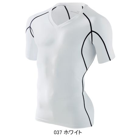 作業服 作業着 かっこいい おしゃれ Vネックショートスリーブ 総メッシュ  コンプレッションインナー 自重堂ジャウィンJichodo Jawin56154 | 自重堂 | 02