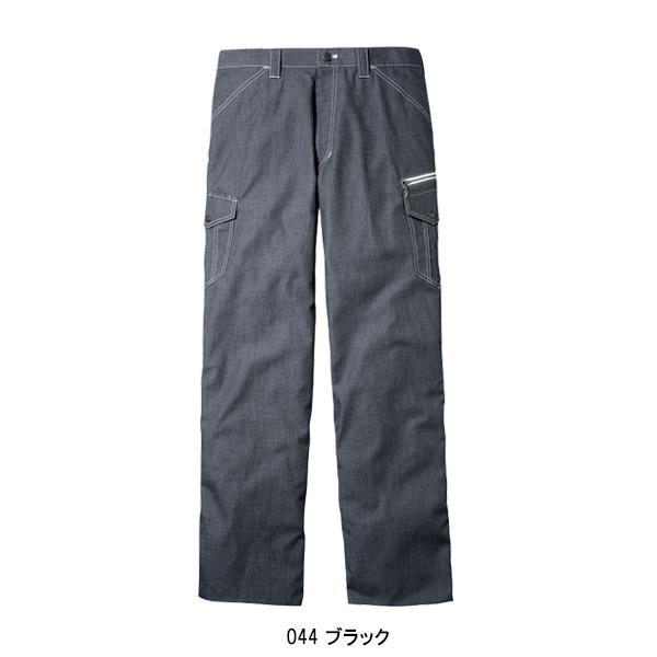 作業ズボン 作業着 作業服 春夏用 ノータックカーゴパンツ 自重堂ジャウィンJichodo Jawin56402 吸汗速乾 消臭防臭 デニム調 | 自重堂 | 03