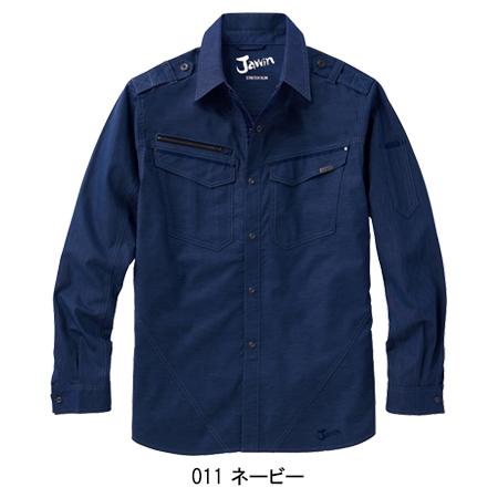 作業服 春夏用・作業用品 長袖シャツ メンズ 自重堂ジャウィンJichodo Jawin 56604 | 自重堂 | 02