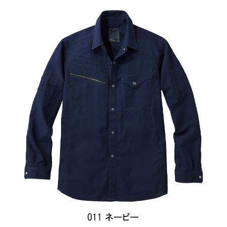 春夏用 作業服・作業用品 長袖シャツ メンズ 自重堂ジャウィンJichodo Jawin 56704 | 自重堂 | 02