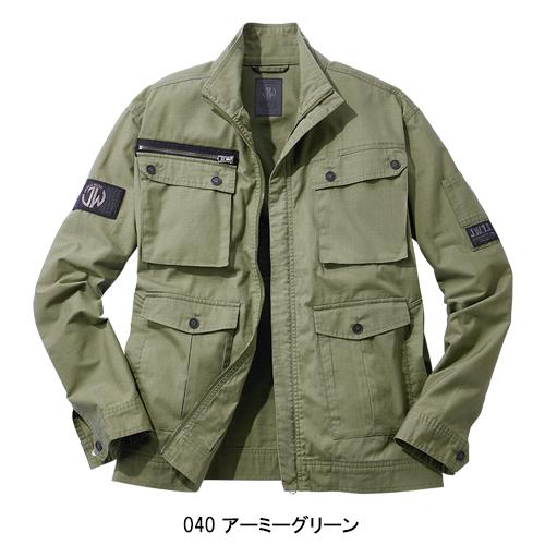 春夏用  作業服・作業用品 ストレッチ長袖ジャンパー 男女兼用 自重堂 Jawin ジャウィン 57500｜sunwork｜04