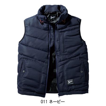 作業服 防寒着 自重堂 Jawin 防寒ベスト 58310 ファイバーダウン 消臭 抗菌 秋冬用 メンズ レディース S-4L | 自重堂 | 02