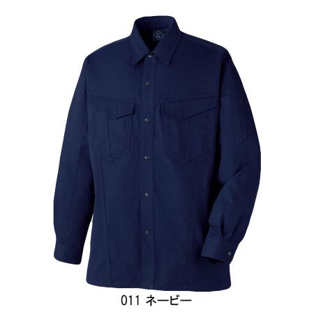 作業服 自重堂 長袖シャツ 60004 綿100% 消臭 抗菌 秋冬用 メンズ S-5L | 自重堂 | 02