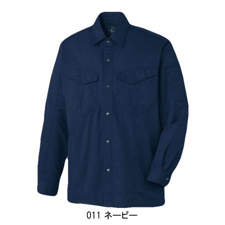 春夏用 作業服 長袖シャツ メンズ 自重堂Jichodo 64004 | 自重堂 | 02