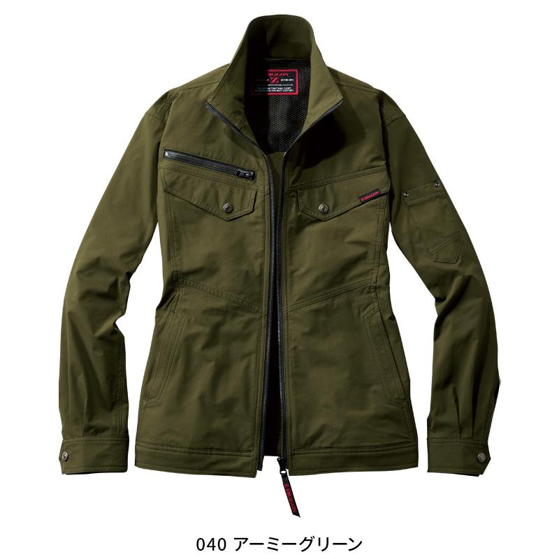 【2026春夏新作】 Z-DRAGON ストレッチ長袖ジャンパー 作業服 春夏用 男女兼用 77700 自重堂 作業着   SS-  5L | Z-DRAGON | 03