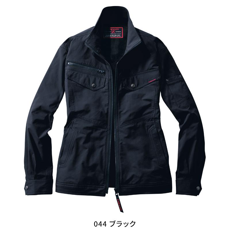 【2026春夏新作】 Z-DRAGON ストレッチ長袖ジャンパー 作業服 春夏用 男女兼用 77700 自重堂 作業着   SS-  5L | Z-DRAGON | 04
