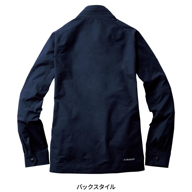 【2026春夏新作】 Z-DRAGON ストレッチ長袖ジャンパー 作業服 春夏用 男女兼用 77800 自重堂 作業着   SS-  5L | Z-DRAGON | 12