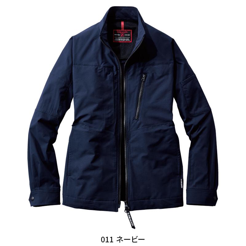 【2026春夏新作】 Z-DRAGON ストレッチ長袖ジャンパー 作業服 春夏用 男女兼用 77800 自重堂 作業着   SS-  5L | Z-DRAGON | 02