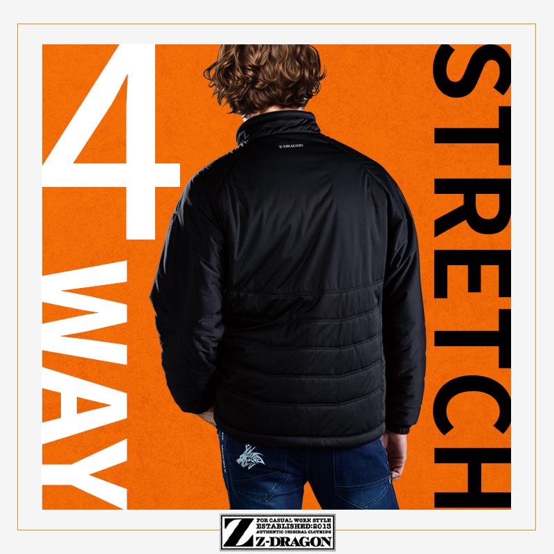 防寒着 作業服 作業着 自重堂 Z-DRAGON ジャンパー 78070 軽防寒 男女兼用 S-5L【2025秋冬新作】 | Z-DRAGON | 01