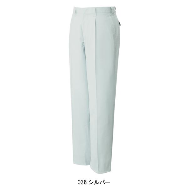 作業服 自重堂 作業ズボン スラックス ワンタック 82001 帯電防止 エコマーク認定 秋冬用 メンズ W70-120 | 自重堂 | 03