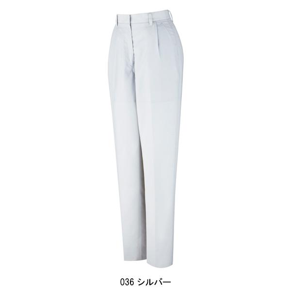 作業服 春夏用 作業着 レディース ワンタックスラックス 自重堂Jichodo86306 | 自重堂 | 03