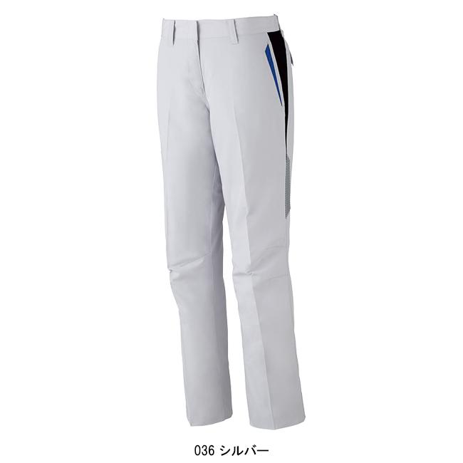 春夏用  作業服・作業用品 抗ウイルス加工 レディースパンツ(裏付) レディース 自重堂 Jichodo 87406 | 自重堂 | 03