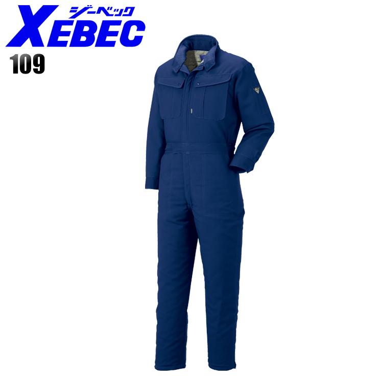 値下◎！新品未使用　XEBEC ジーベック　防寒　ツナギ　4L ジーベック（XEBEC） 作業服 秋冬用 防寒つなぎ服 メンズ ジーベック