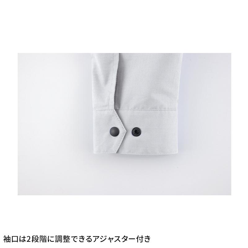 【2025春夏新作】 XEBEC 長袖シャツ 作業服 春夏用 男女兼用 1533 ジーベック 作業着 SS-5L | ジーベック | 13