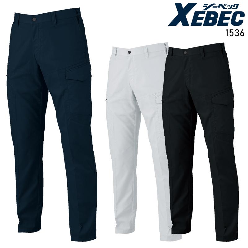 【2025春夏新作】 XEBEC ピタリティカーゴパンツ 作業服 春夏用 メンズ 1536 ジーベック 作業着 70-120 | ジーベック