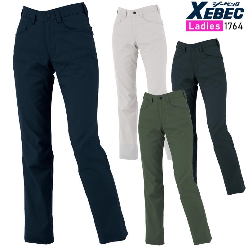 ジーベック XEBEC レディススラックス 作業服 秋冬用 レディース 1764