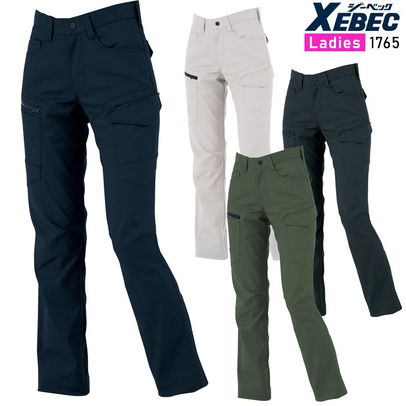 XEBEC レディスラットズボン 作業服 秋冬用 レディース 1765 ジーベック 作業着 2023秋冬新作 7号-19号 | ジーベック