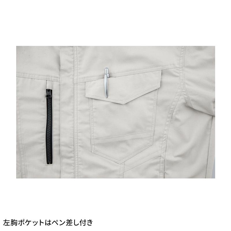 XEBEC 半袖シャツ 作業服 春夏用  メンズ 1772 ジーベック 作業着 2024春夏新作 SS-5L | ジーベック | 10