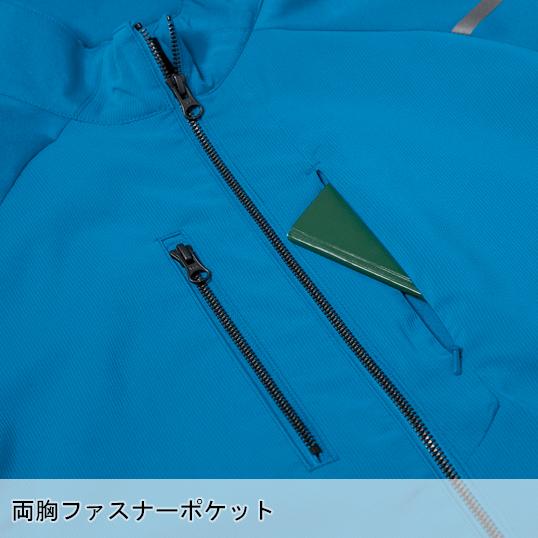 春夏用 作業服 半袖ブルゾン 男女兼用 ジーベックXEBEC 1811 | ジーベック | 09